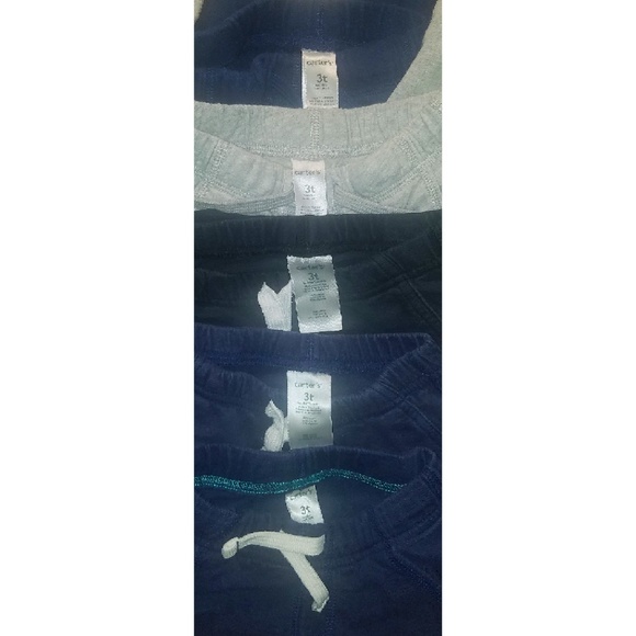 5 Pairs Size 3T Carter's Knit Pants - Picture 2 of 4